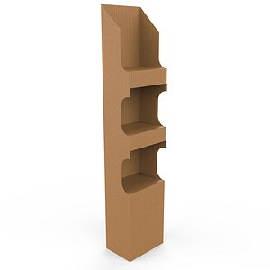 3D model Point of Sale Cardboard Display Stand