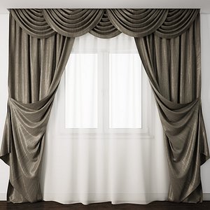 curtain 3D model
