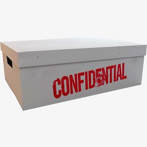 Cardboard Confidential Paper Box