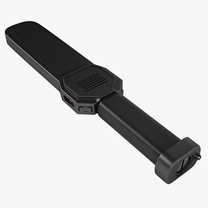 3D model security metal detector