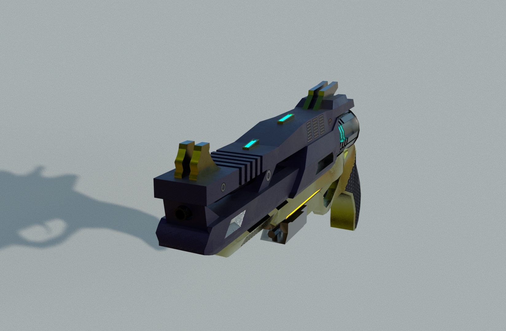 Gun si fi 3D model - TurboSquid 1547927