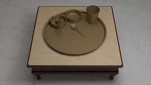 Indian Dinner-set of Brass