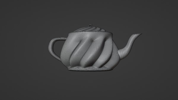 3D Pink Porcelain Tea Set model - TurboSquid 2044497