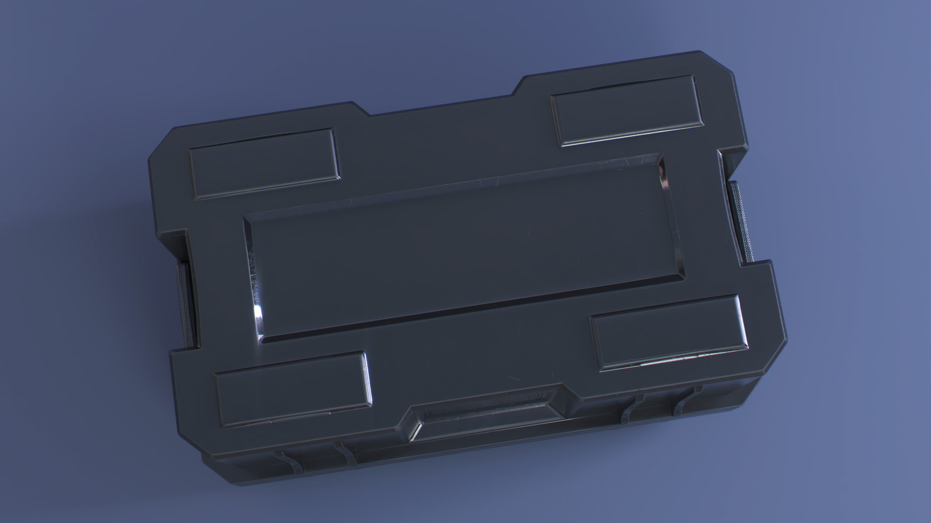 Rugged Plastic Case with LED Display 3D model - TurboSquid 2168384
