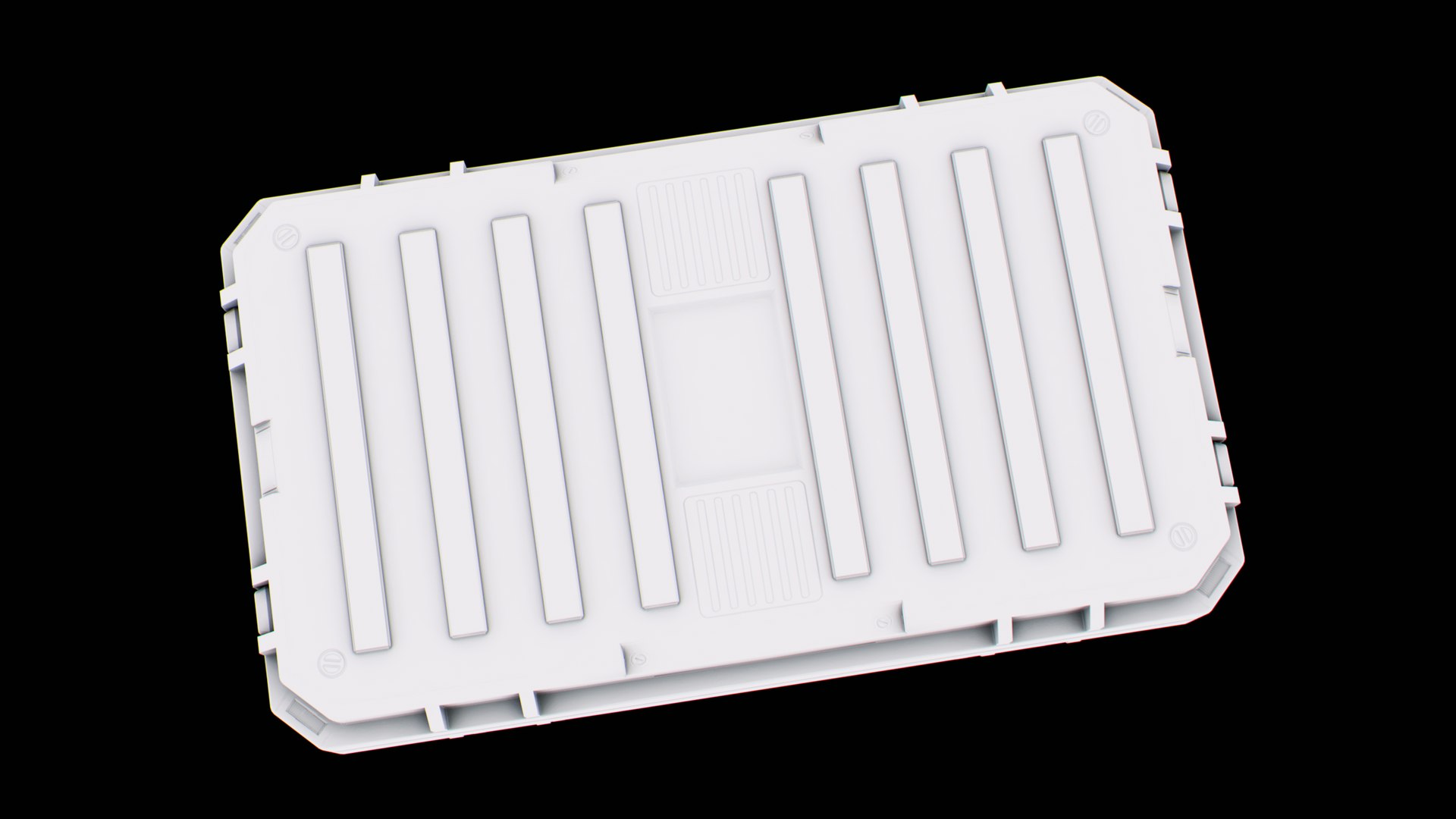 Rugged Plastic Case with LED Display 3D model - TurboSquid 2168384