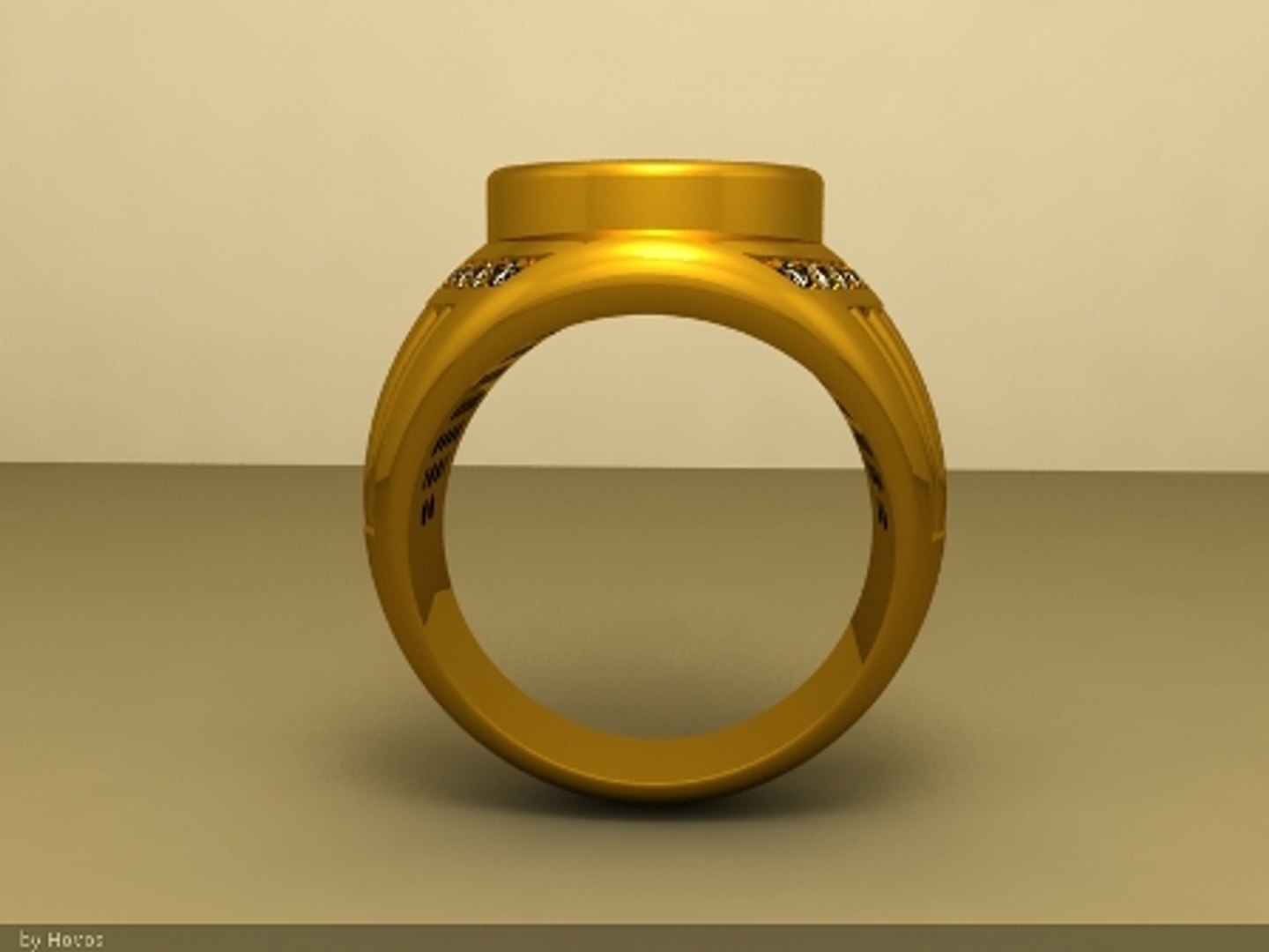 Gold Ring 3dm
