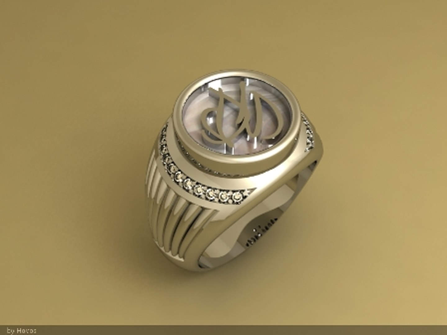 Gold Ring 3dm