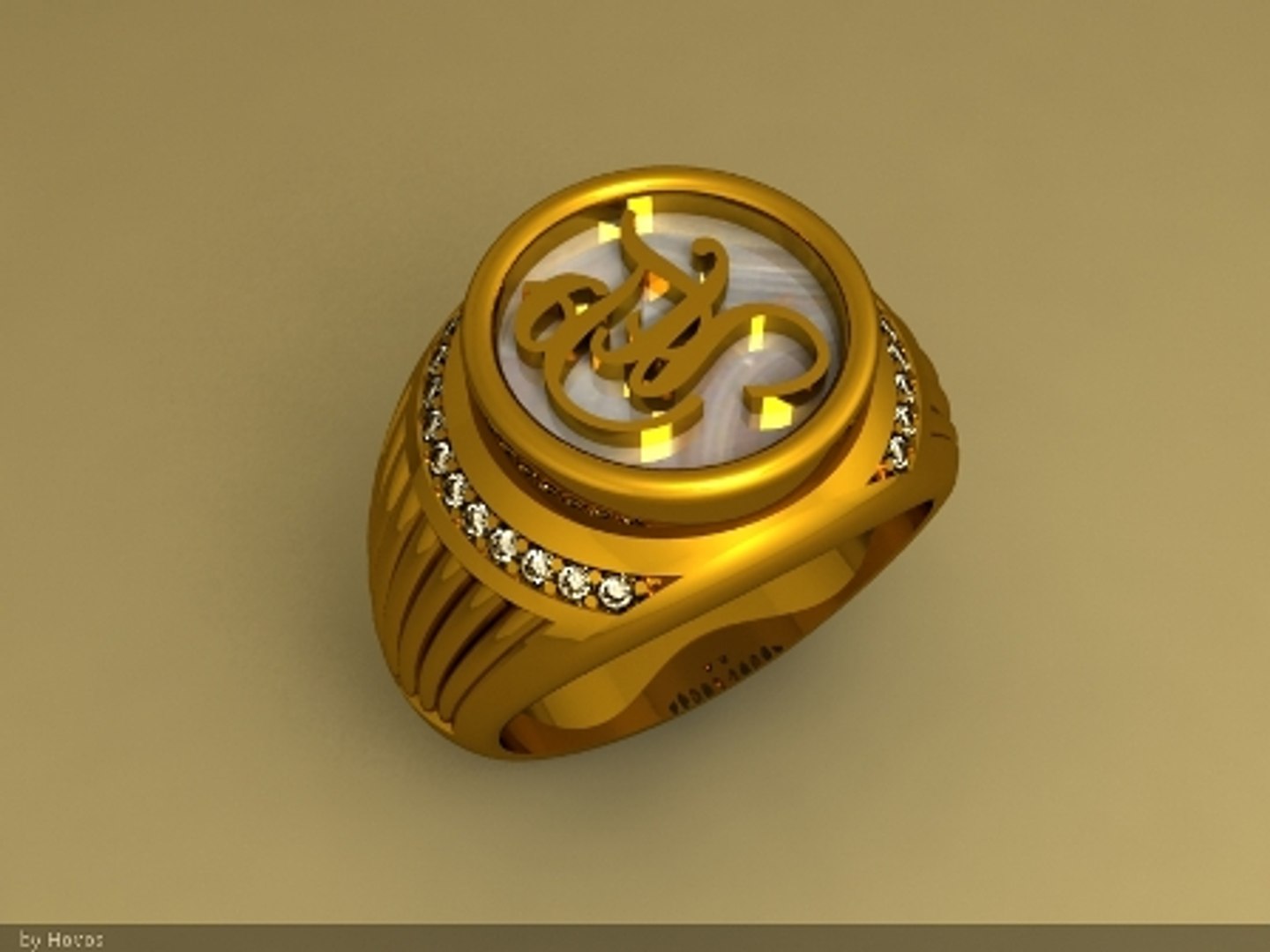 Gold Ring 3dm