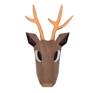 deer head casual style 3D