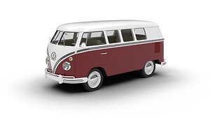 Volkswagen T1 Combi 1950 3d model 3D model