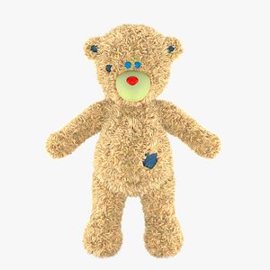 3d model hair teddy