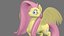 Modelo de poni Fluttershy