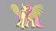 Modelo de poni Fluttershy