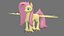 Modelo de poni Fluttershy