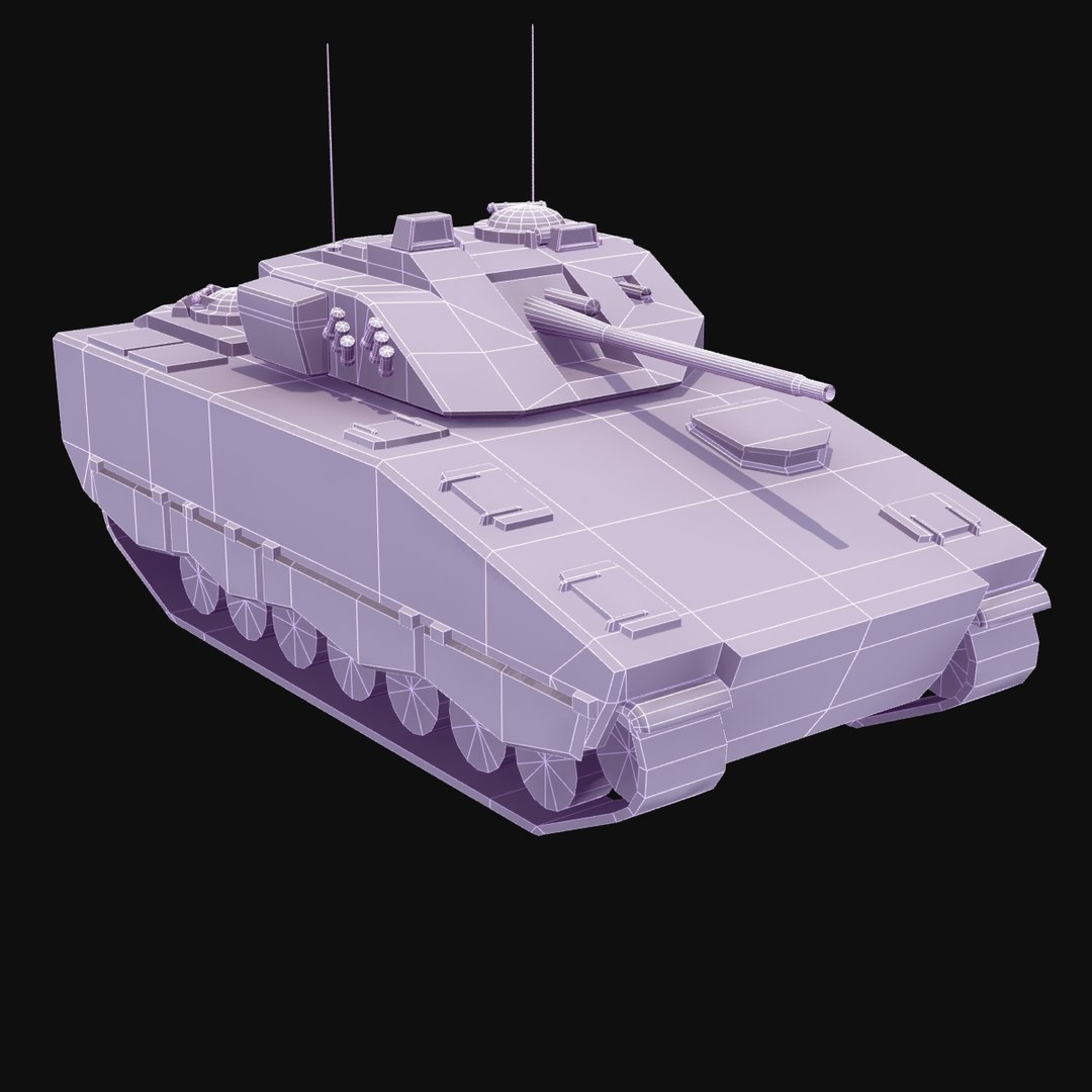 Cv90 Infantry Fighting Vehicle 3d Model