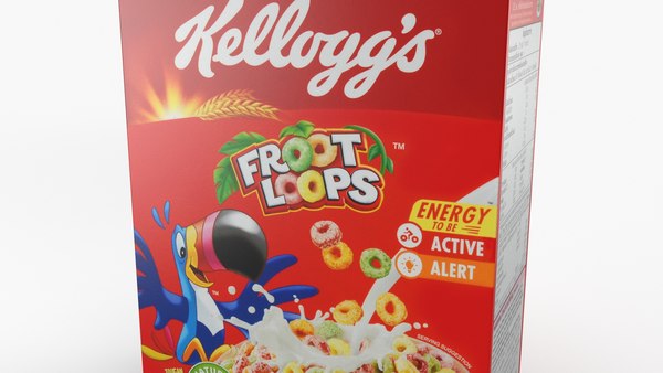 Kelloggs Froot Loops 25g model - TurboSquid 1771420