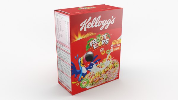 Froot Loops Cereal 3D Model $5 - .max .3ds .obj - Free3D