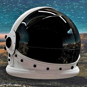 Astronaut helmet model