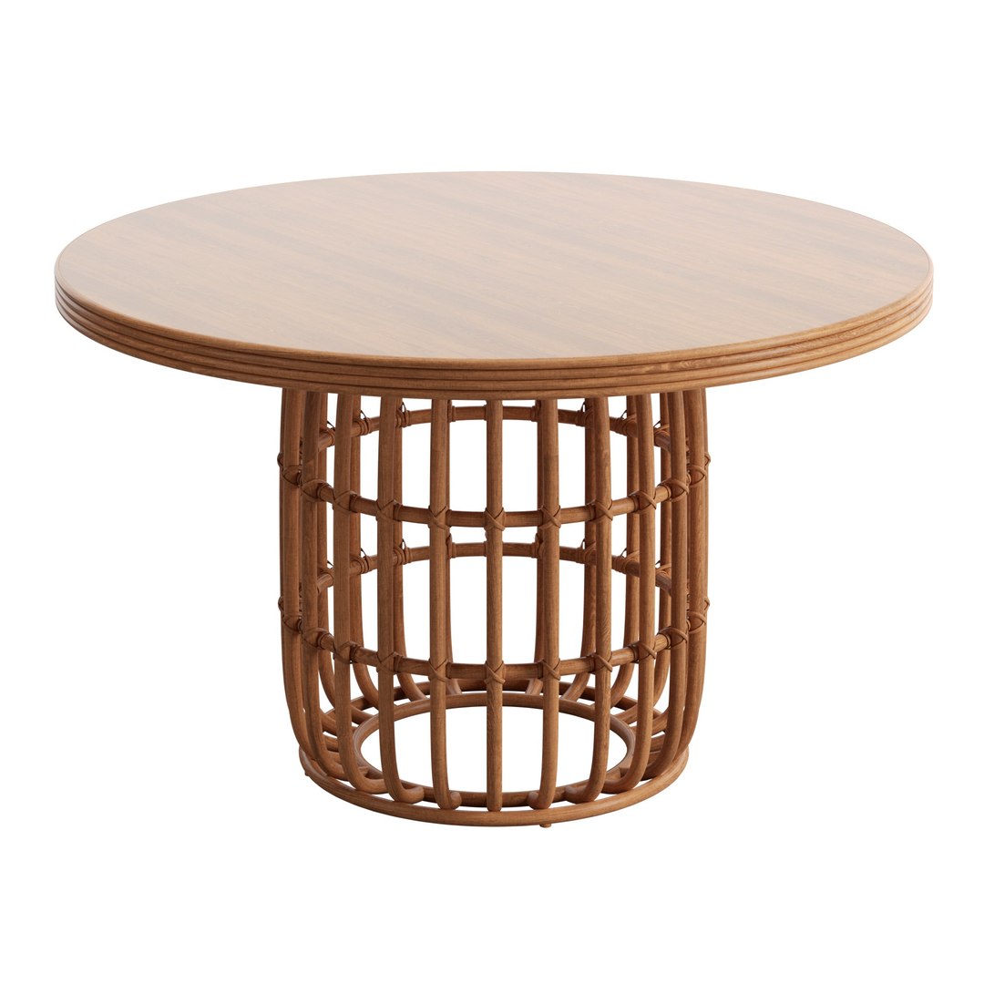 3D Ria Oval Dining Table - TurboSquid 1868687