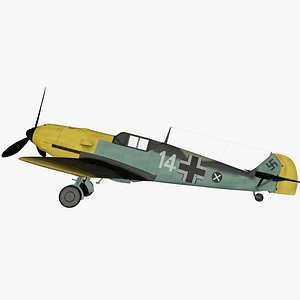 3d max world war messerschmitt me109e