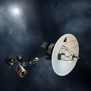 voyager satellite 3d model