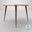 Wooden Table 3D model
