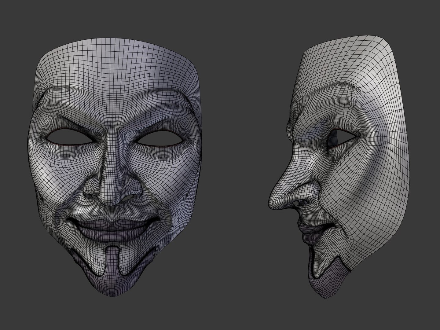 Anonymous Mask 3D Model - TurboSquid 1312004