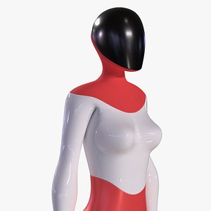 3D Femele Humanoid Bot Neutral Pose model