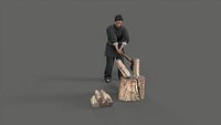 Split Fire wood