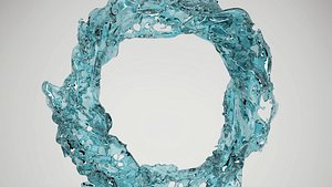 Splash Circle Animated 3D