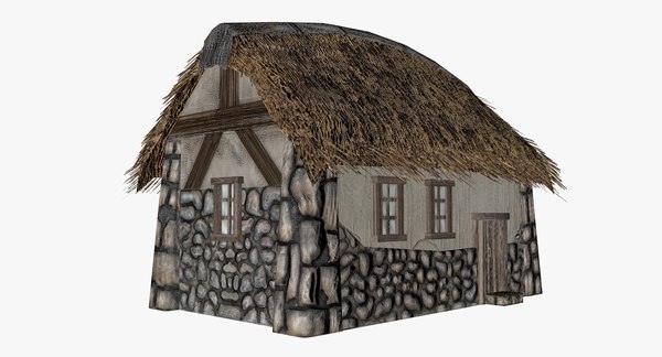 modelo 3d Casa de pueblo - TurboSquid 1238042