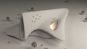 3D organic bullding model