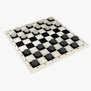 3D Draughts Models | TurboSquid