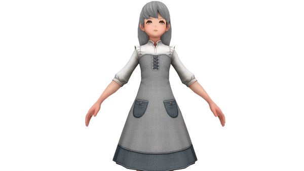 Girl 3D model