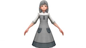 3D Girl Model