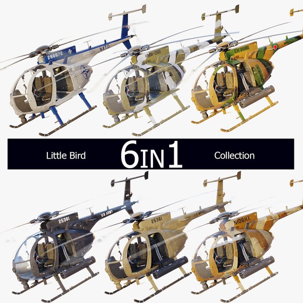 MH-6リトルバード（ベージュカラー）