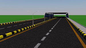 3D Road Highway Tunnel model