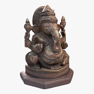 scanned ganesha 3D model