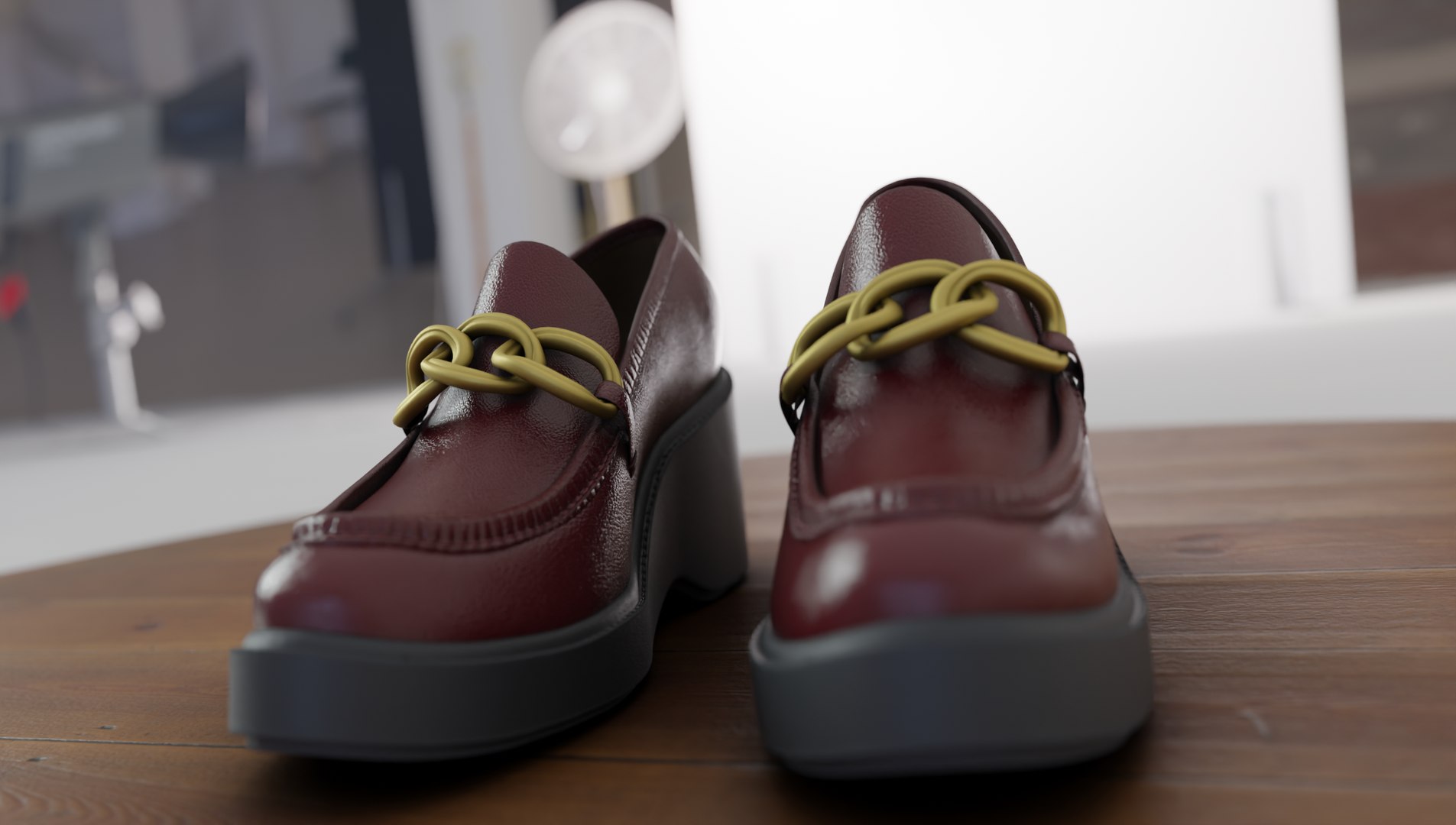 Burgundry Leather Loafers 3D model https://p.turbosquid.com/ts-thumb/Kt/a6mRZQ/M1/burgundryleatherloafers_art_lowangle/png/1791208343/1920x1080/fit_q87/b0669fc93509a5083d03ba530673e123fdfe46c7/burgundryleatherloafers_art_lowangle.jpg