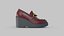 Burgundry Leather Loafers