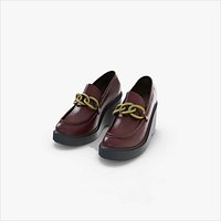 Burgundry Leather Loafers