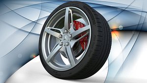 3d wheel mercedes benz amg
