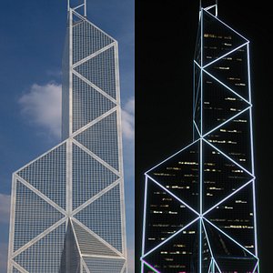 3D bank china building