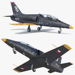 Czech Aero L-39 Skyfox Trainer Jet 3D model