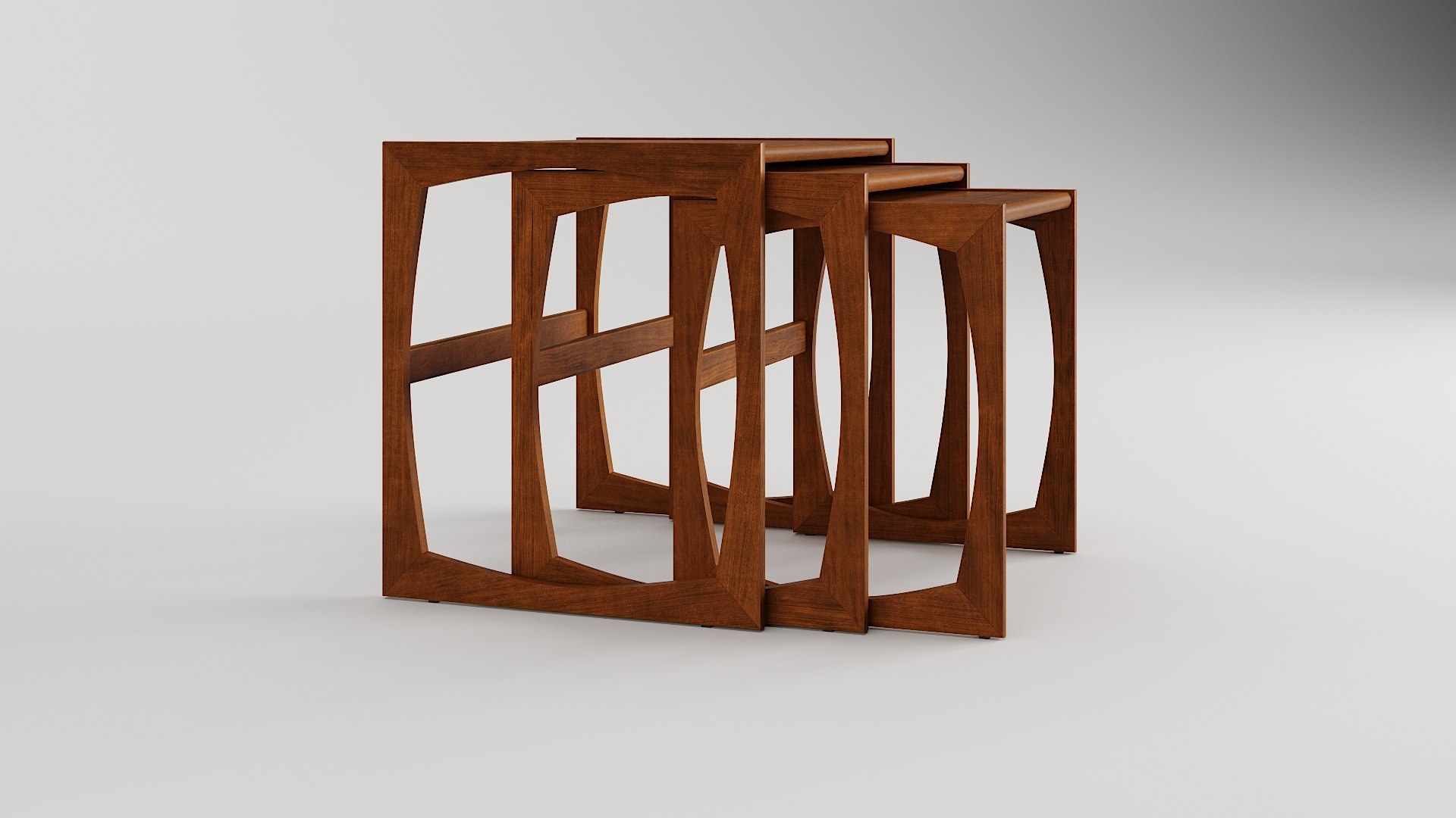 G-Plan Quadrille Nesting Tables model - TurboSquid 1806668