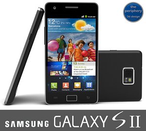 3d model samsung galaxy s ii