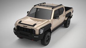 3D Kia Tasman Double Cab X-Pro 2025 model