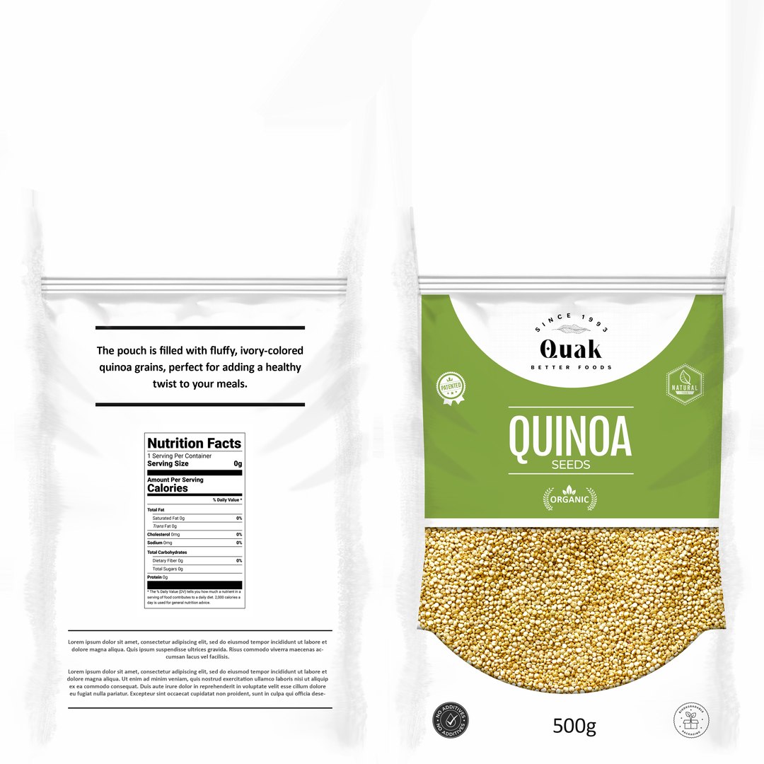 3D Quinoa Seeds Pack - TurboSquid 2200564