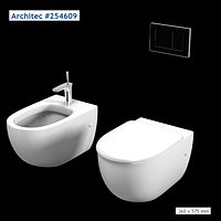 Hansgrohe Architec 254609 wc bidet toilet wall mounted washdown  modern contemporary