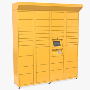 Delivery Lockers 3D model
